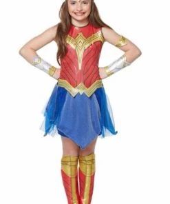 Hallowitch Costumes Girls' Wonder Woman Costume For Kids