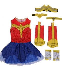 Hallowitch Costumes Girls' Wonder Woman Costume For Kids