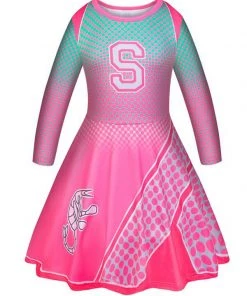 Hallowitch Costumes Girls' Zombie Campus Cheerleader Costume Dress For Girls