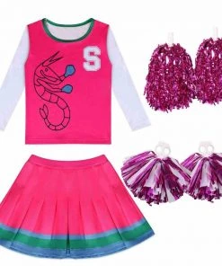Hallowitch Costumes Girls' Zombie Campus Shcool Cheerleader Addison Costume For Girls