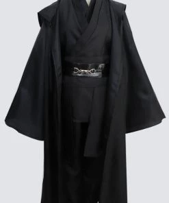 Hallowitch Costumes Anakin Skywalker Costume, Obi Wan Jedi Tunic Robe Costume Men's