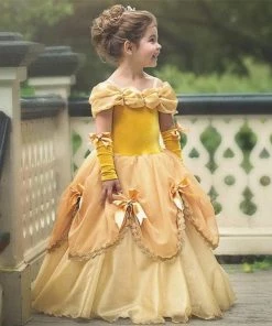Hallowitch Costumes Beauty And Best Belle Dress Costume For Girls Girls'