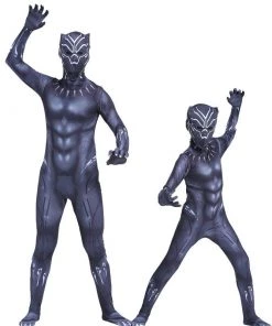Hallowitch Costumes Black Panther Suit Costume For Boys And Adult Men Boys'