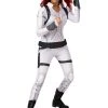Hallowitch Costumes Girls' Black Widow Natasha White Costume For Adult And Kids