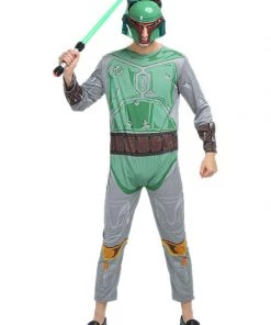 Hallowitch Costumes Star Wars Boba Fett Costume For Adult Men's