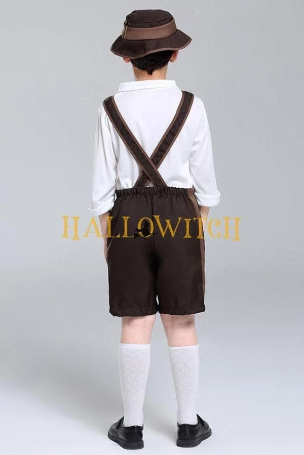 Hallowitch Costumes Boy's German Beer Fest Oktoberfest Lederhosen Kostüm, Traditional Bavarian Costume 5 Hallowitch Costumes Boy's German Beer Fest Oktoberfest Lederhosen Kostüm, Traditional Bavarian Costume