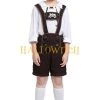 Hallowitch Costumes Boy's German Beer Fest Oktoberfest Lederhosen Kostüm, Traditional Bavarian Costume