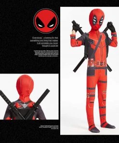 Hallowitch Costumes Deadpool Costume For Adult Men And Kids Boys' 13 Hallowitch Costumes Deadpool Costume For Adult Men And Kids Boys'
