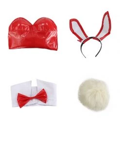 Hallowitch Costumes Cosplay Zero Two Bunny Costume Bodysuit