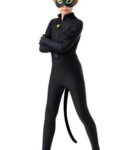 Hallowitch Costumes Boys' Kids Cat Noir Costume-Miraculous Ladybug