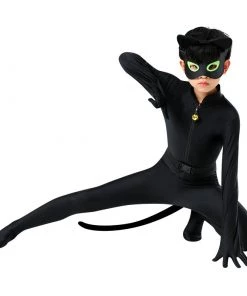 Hallowitch Costumes Boys' Kids Cat Noir Costume-Miraculous Ladybug