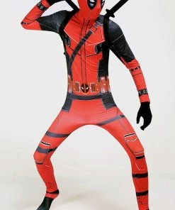 Hallowitch Costumes Deadpool Costume For Adult Men And Kids Boys'