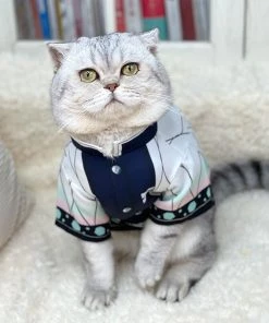 Hallowitch Costumes Demon Slayer Shinobu Kocho Costume For Cats And Small Dogs