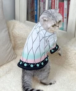 Hallowitch Costumes Demon Slayer Shinobu Kocho Costume For Cats And Small Dogs