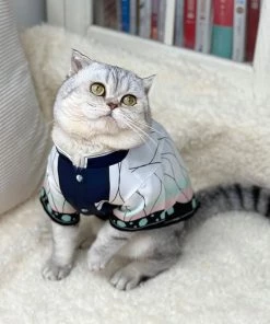 Hallowitch Costumes Demon Slayer Shinobu Kocho Costume For Cats And Small Dogs