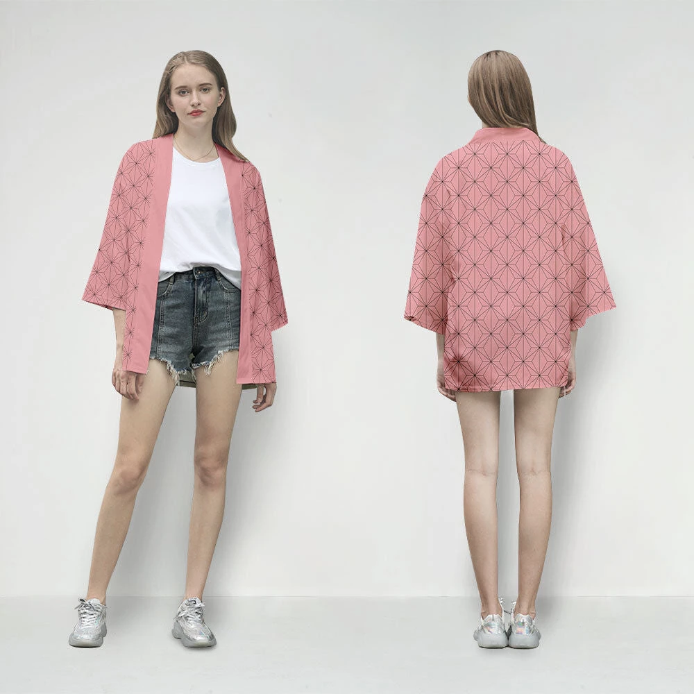 Hallowitch Costumes Nezuko Kamado Kimono And Shorts Demon Slayer Costume 4 Hallowitch Costumes Nezuko Kamado Kimono And Shorts Demon Slayer Costume