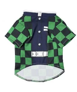 Hallowitch Costumes Demon Slayer Tanjiro Kamado Kimono Costume For Cats And Small Dogs