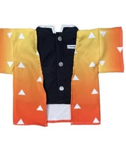 Hallowitch Costumes Demon Slayer Zenitsu Costume For Cats And Small Dogs