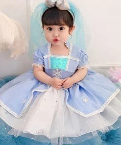 Hallowitch Costumes Frozen Elsa Dress Costume For Toddlers Girls'