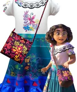 Hallowitch Costumes Girls' Encanto Costume Mirabel Dress Outfit