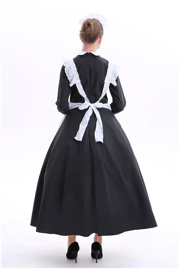 Hallowitch Costumes Womens Traditional French Maid Costume Women's 6 Hallowitch Costumes Womens Traditional French Maid Costume Women's