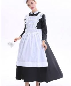Hallowitch Costumes Womens Traditional French Maid Costume Women's 9 Hallowitch Costumes Womens Traditional French Maid Costume Women's