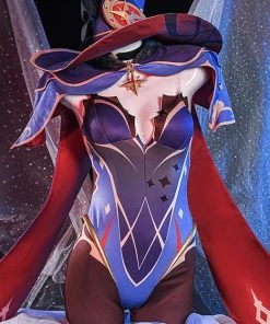 Hallowitch Costumes Genshin Impact Mona Cosplay Costume