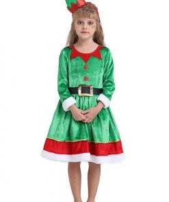 Hallowitch Costumes Girls' Girls Elf Dress Costume
