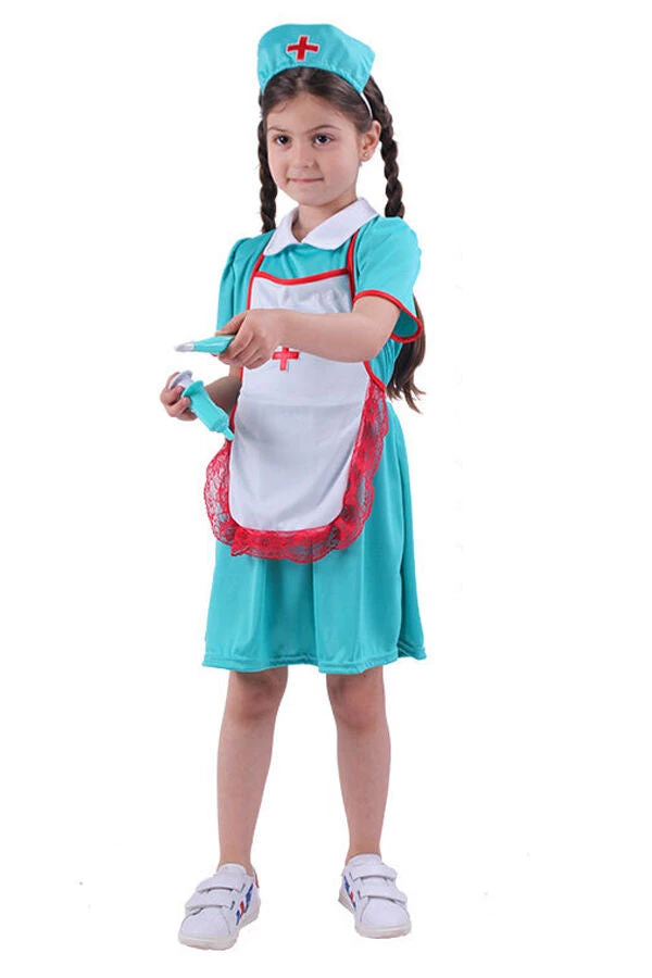 Hallowitch Costumes Kids Nurse Costume Girls Rple Play Outfit 3 Hallowitch Costumes Kids Nurse Costume Girls Rple Play Outfit