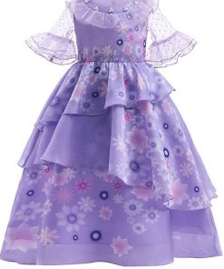 Hallowitch Costumes Encanto Isabela Dress Costume For Girls