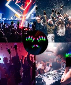Hallowitch Costumes DJ Marshmello Light Up Gloves Costume
