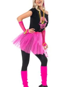 Hallowitch Costumes Women's 80s Costume For Women Lip Print 10 Hallowitch Costumes Women's 80s Costume For Women Lip Print