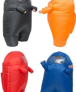 Hallowitch Costumes Halloween Inflatable Among Us Costume With Sleeves