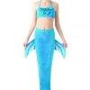 Hallowitch Costumes Mermaid Tail For Swimming Kids Swimsuit-Blue 1 Hallowitch Costumes Mermaid Tail For Swimming Kids Swimsuit-Blue