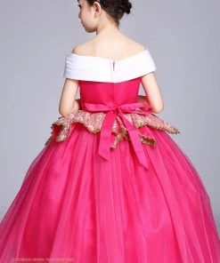 Hallowitch Costumes Sleeping Beauty Princess Aurora Dress Costume For Kids Girls'