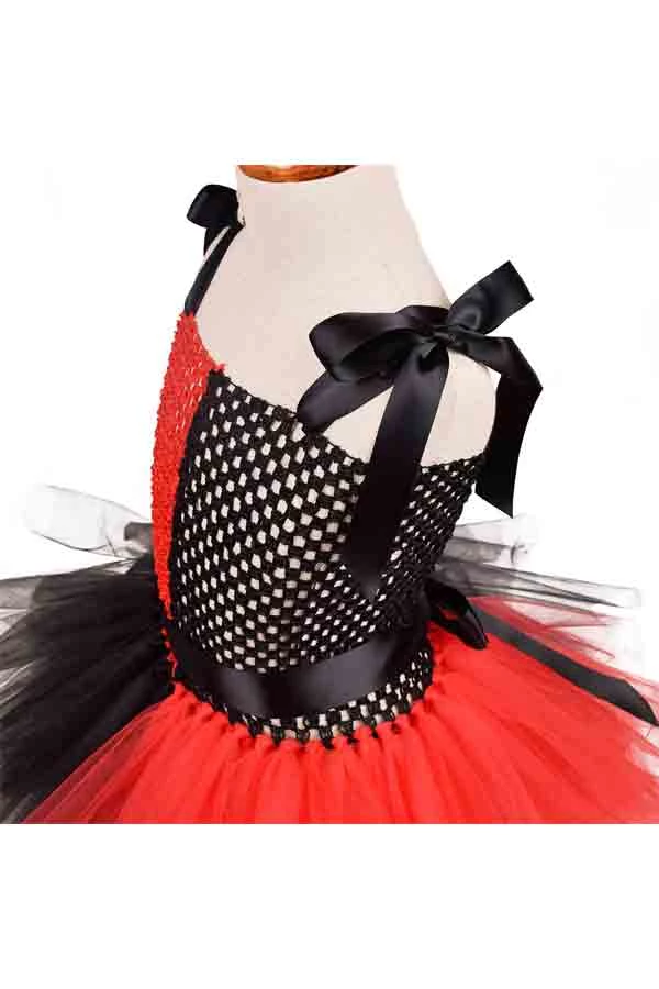 Hallowitch Costumes Harley Quinn Jester Tutu Dress For Baby, Toddler And Kids Girls 5 Hallowitch Costumes Harley Quinn Jester Tutu Dress For Baby, Toddler And Kids Girls