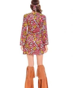 Hallowitch Costumes Hippie Costume Set For Adult