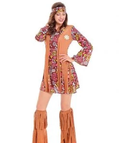 Hallowitch Costumes Hippie Costume Set For Adult