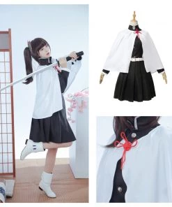 Hallowitch Costumes Girls' Demon Slayer Kanao Tsuyuri Costume For Adult And Kids