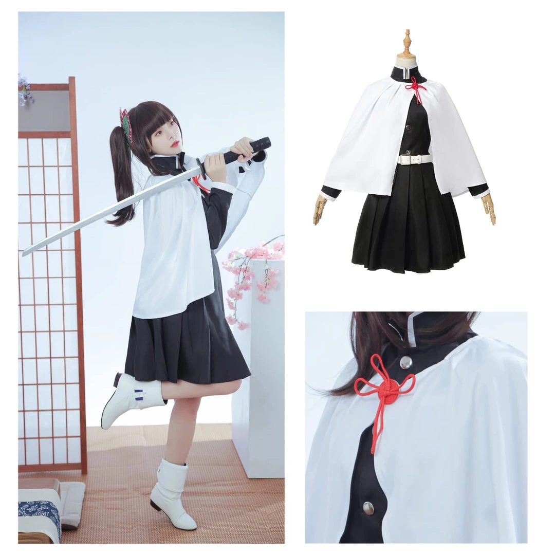 Hallowitch Costumes Girls' Demon Slayer Kanao Tsuyuri Costume For Adult And Kids 4 Hallowitch Costumes Girls' Demon Slayer Kanao Tsuyuri Costume For Adult And Kids