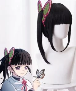 Hallowitch Costumes Kanao Tsuyuri Wig For Demon Slayer Costumes Women's
