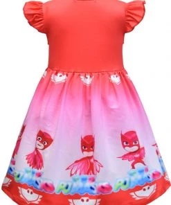 Hallowitch Costumes PJ Masks Owlette Dress For Girls Girls' 7 Hallowitch Costumes PJ Masks Owlette Dress For Girls Girls'