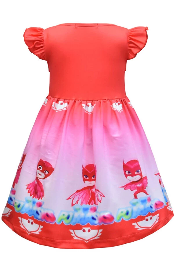 Hallowitch Costumes PJ Masks Owlette Dress For Girls Girls' 5 Hallowitch Costumes PJ Masks Owlette Dress For Girls Girls'