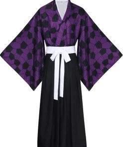 Hallowitch Costumes Men's Demon Slayer Kokushibo Cosplay Costume