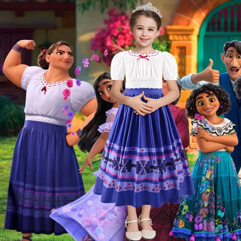 Hallowitch Costumes Girls' Encanto Luisa Dress Costume 8 Hallowitch Costumes Girls' Encanto Luisa Dress Costume