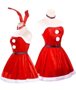 Hallowitch Costumes Christmas Cosplay Mai Sakurajima Bunny Dress Costume Women's