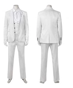 Hallowitch Costumes Moon Knight Costume Steven Grant White Suit For Adult Boys'