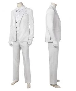 Hallowitch Costumes Moon Knight Costume Steven Grant White Suit For Adult Boys'