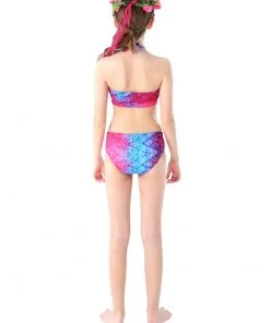Hallowitch Costumes Mermaid Tail For Swimming Girls - Rose Girls'