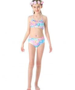Hallowitch Costumes Mermaid Tail For Swimming Kids Swimsuit-Pink 9 Hallowitch Costumes Mermaid Tail For Swimming Kids Swimsuit-Pink